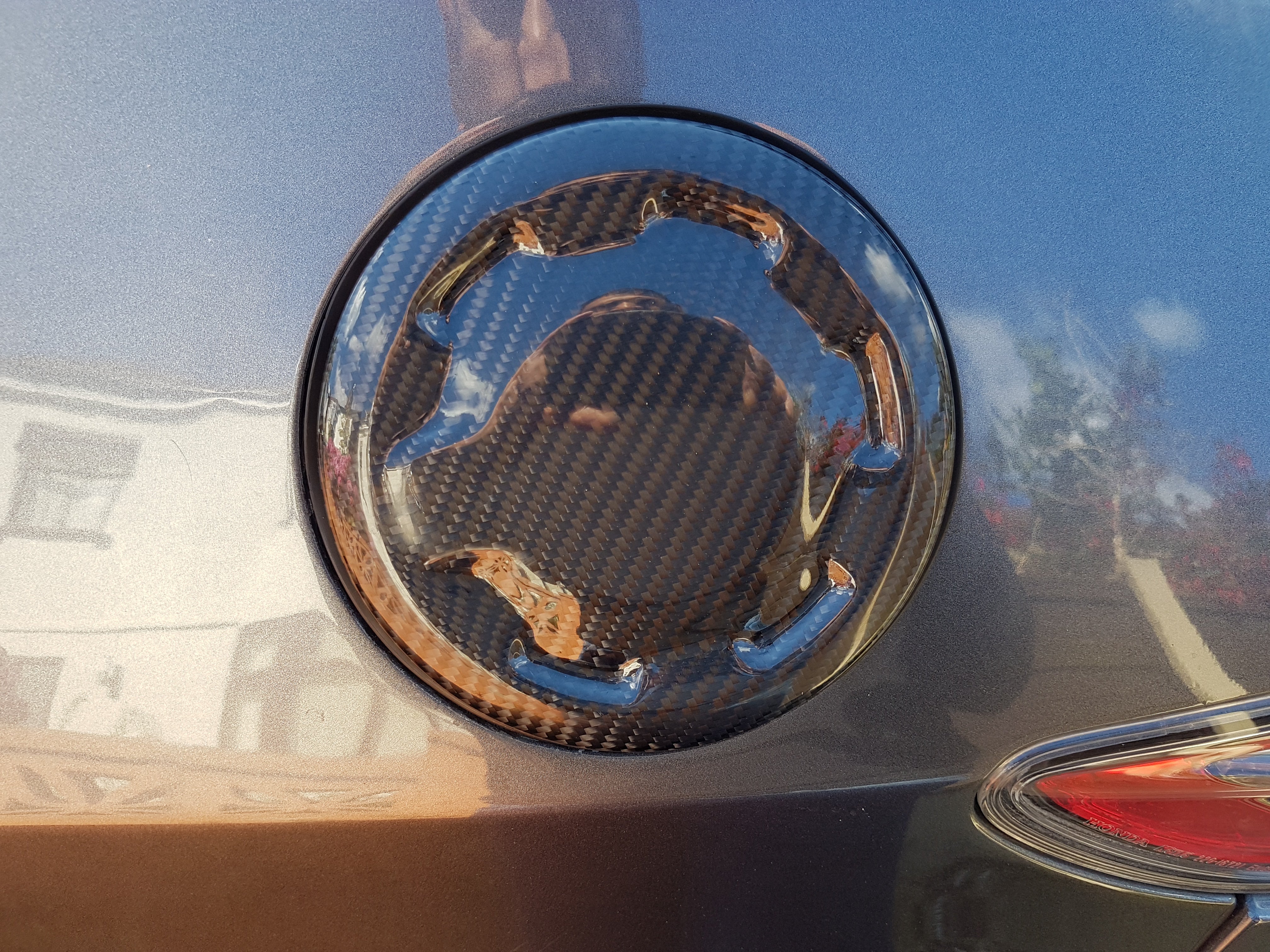 FN2 Fuel Cap Cover - Carbon Fibre Civic 2006-11 - Custom My Ride