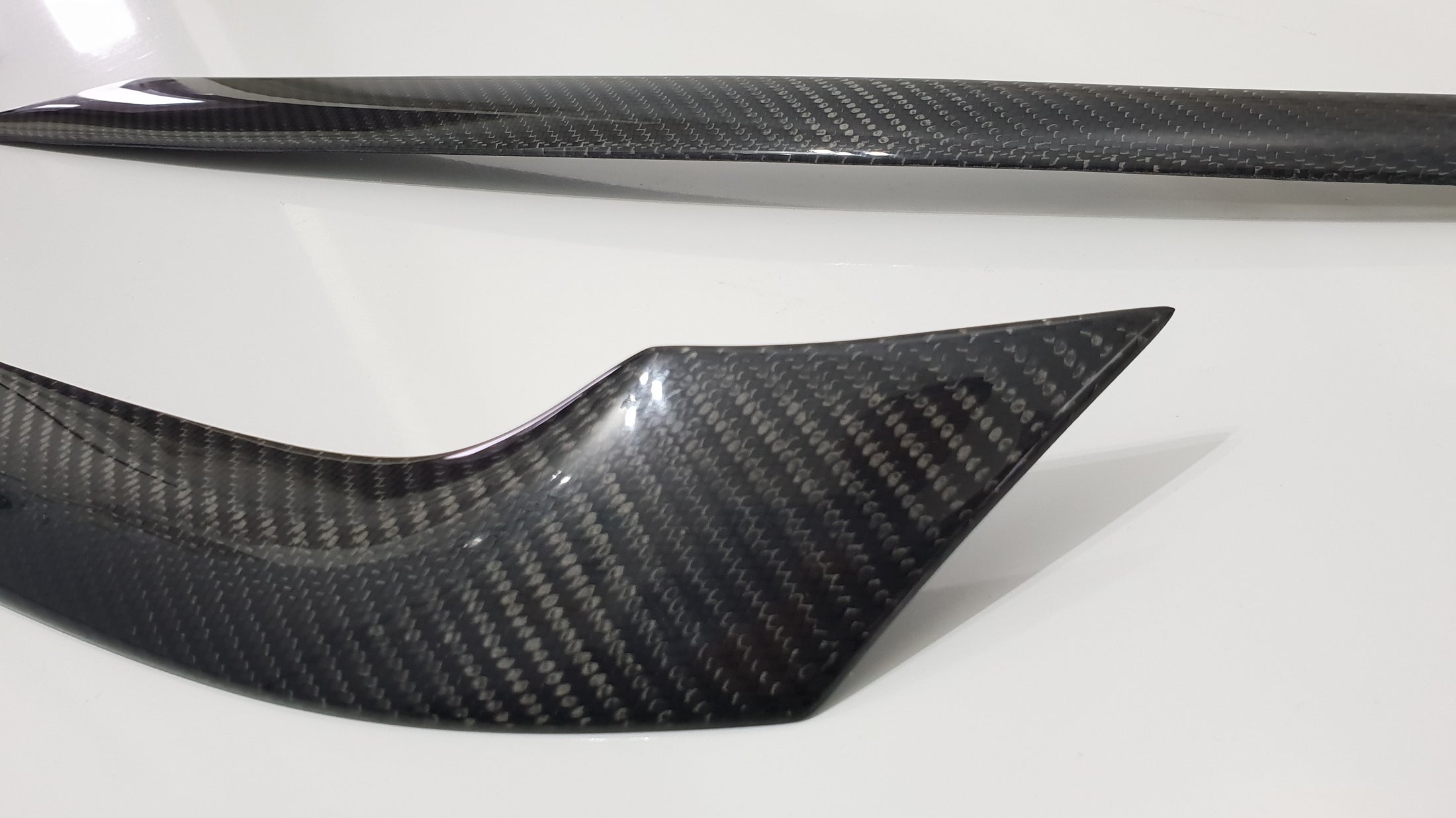 FK8 Front Grill Trims - Carbon Fibre - Civic MK10