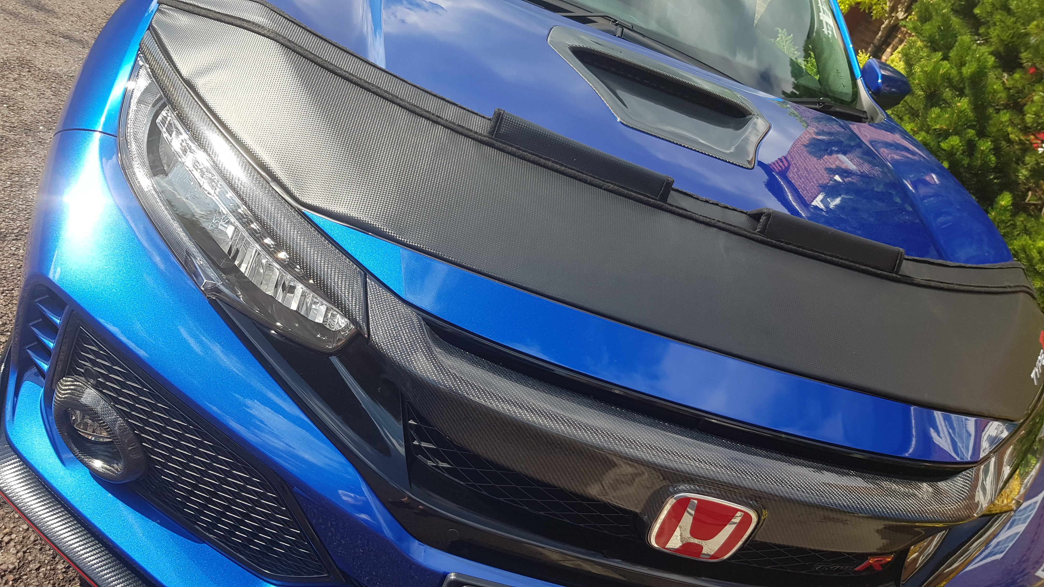 FK8 Front Grill Cover - Carbon Fibre - Civic MK10 - Custom My Ride