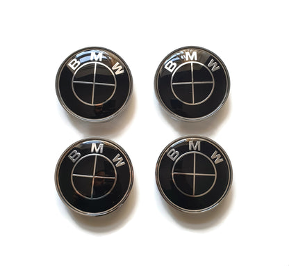 BMW Black Centre Wheel Cap - F20 F21 F22 F87 F32 - Custom My Ride