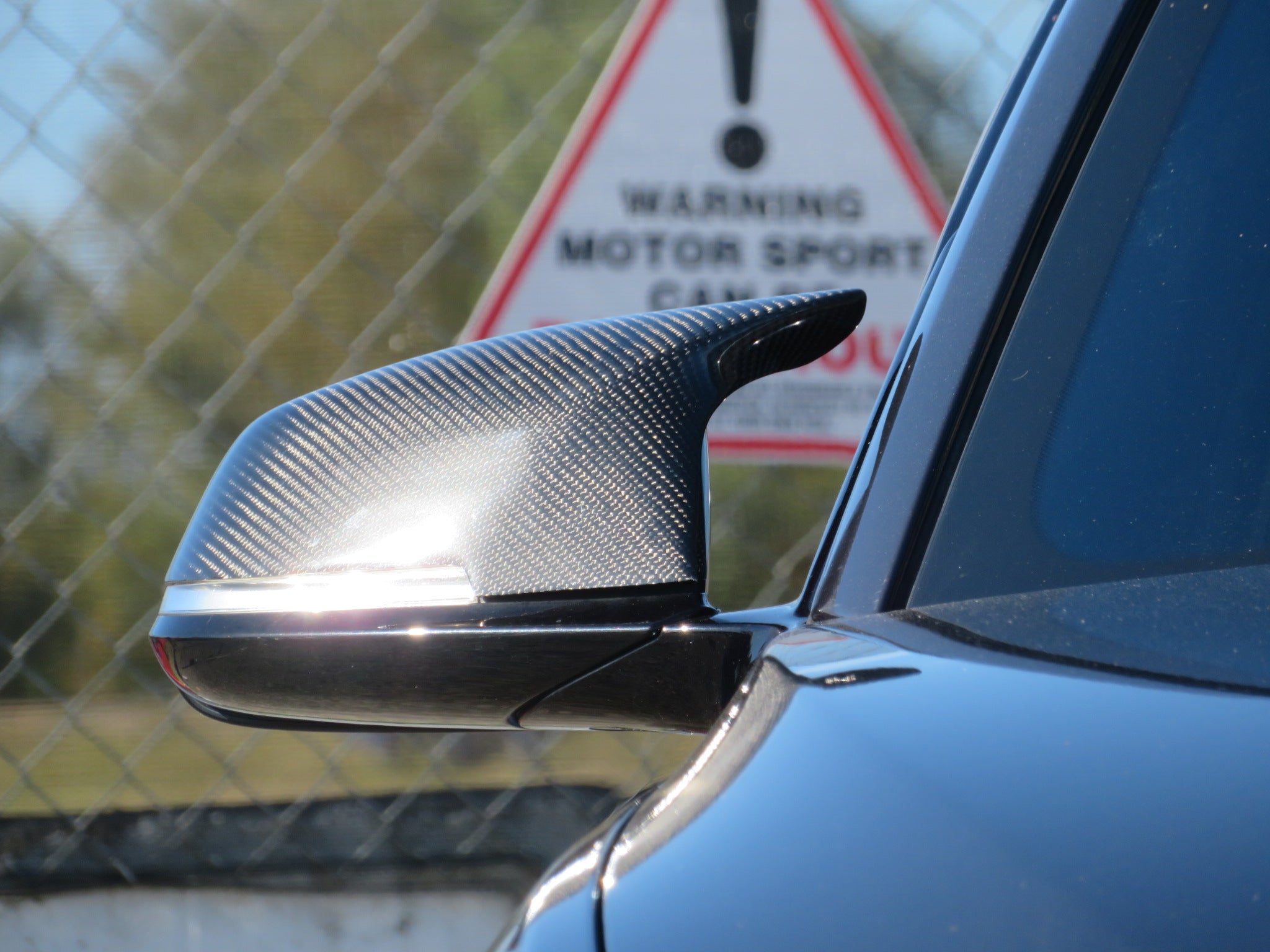 BMW M Style Wing Mirror Caps - Carbon Fibre - F Series BMW F21 F20 F22 F30 F33