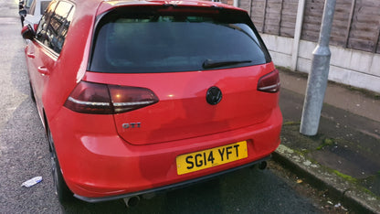 VW Golf Gloss Black Front and Rear Badge Cover - MK7 - Custom My Ride