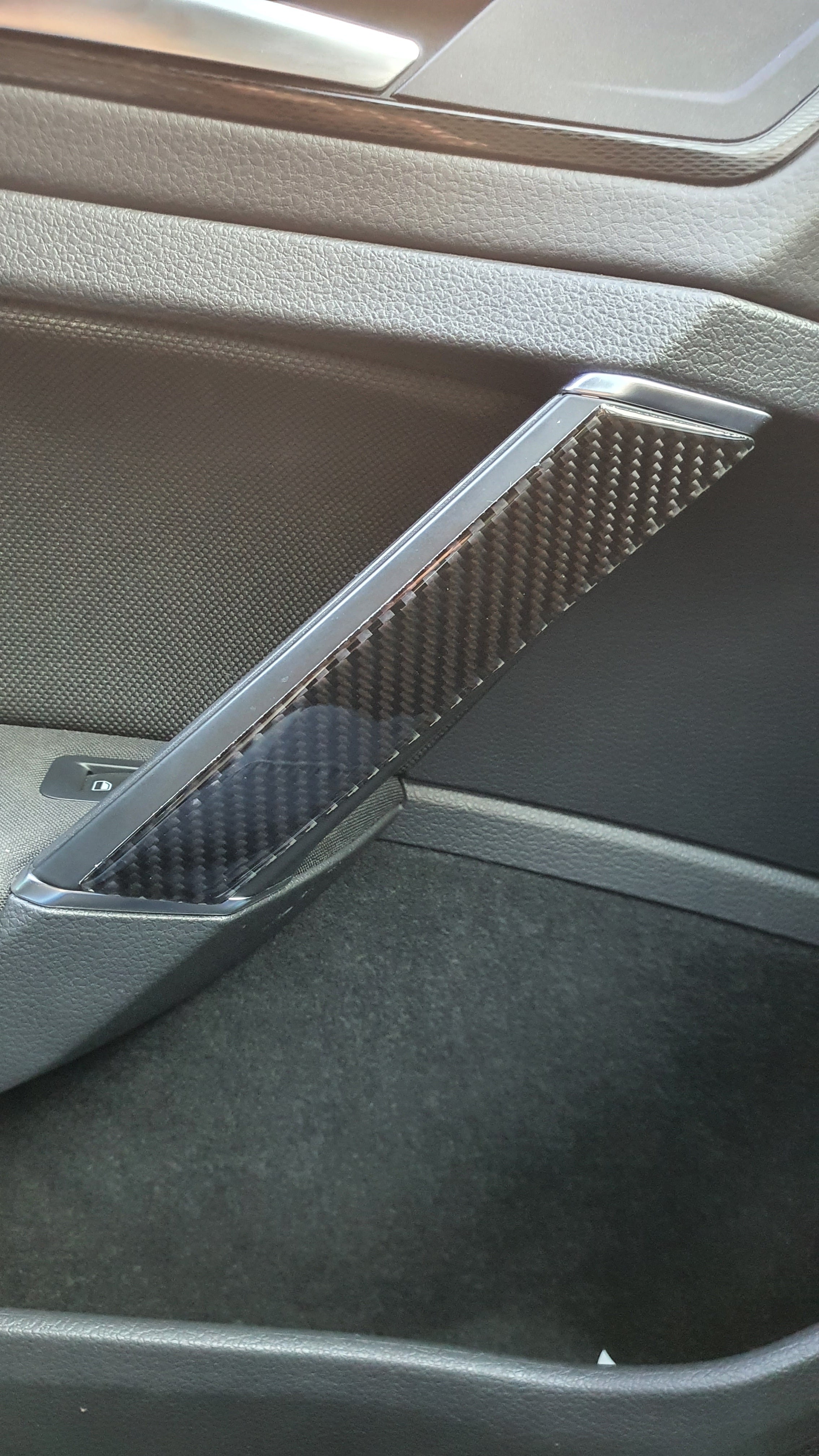 VW Golf MK7 / 7.5 Inner Door Trims - Carbon Fibre - Custom My Ride