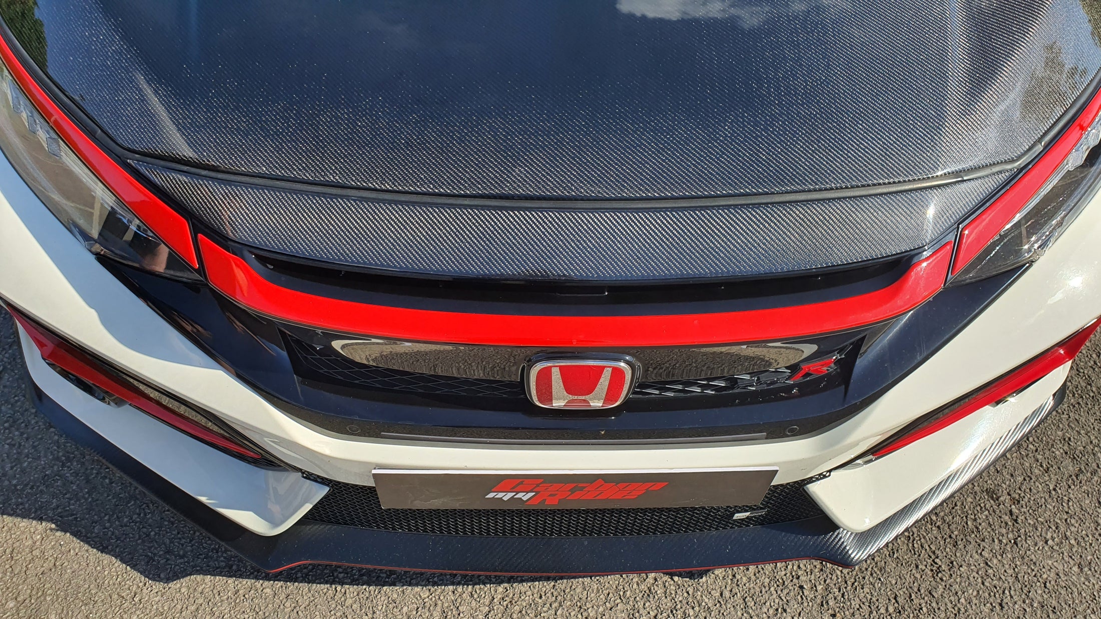 FK8 Front Bumper Trim - Carbon Fibre - Civic MK10