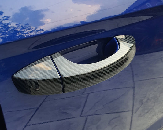 Seat Leon Faux Carbon Door Handle Covers- 5F MK3 Cupra - Custom My Ride