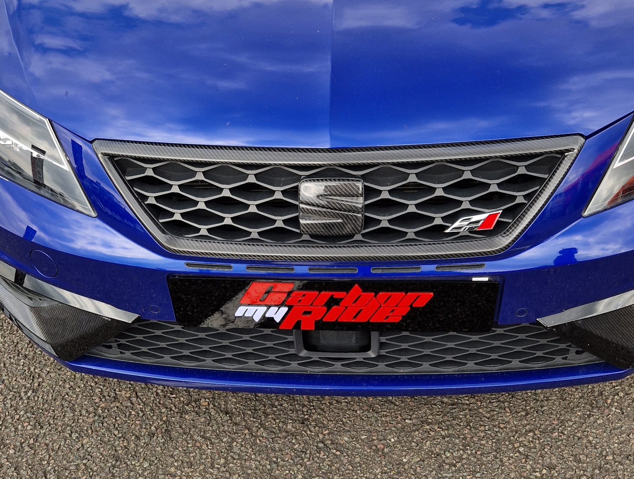 Seat Leon MK3 Carbon Fibre Front Grill Trim - 5F Cupra