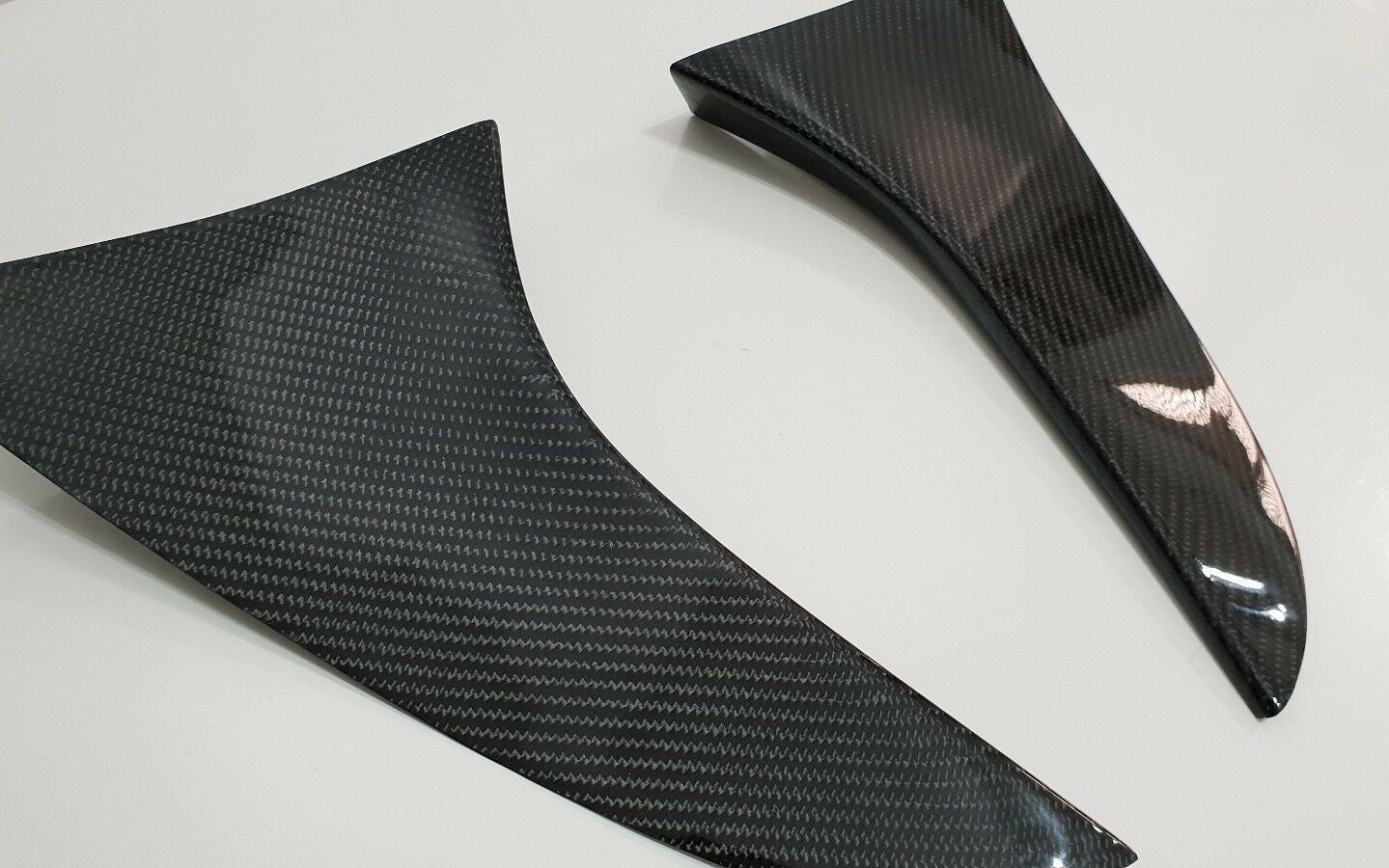 A Class W176 Carbon Fibre Rear Window Trims Covers A45 AMG