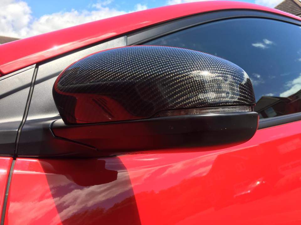 FK2 Wing Mirror Covers - Carbon Fibre MK9 Civic - Custom My Ride