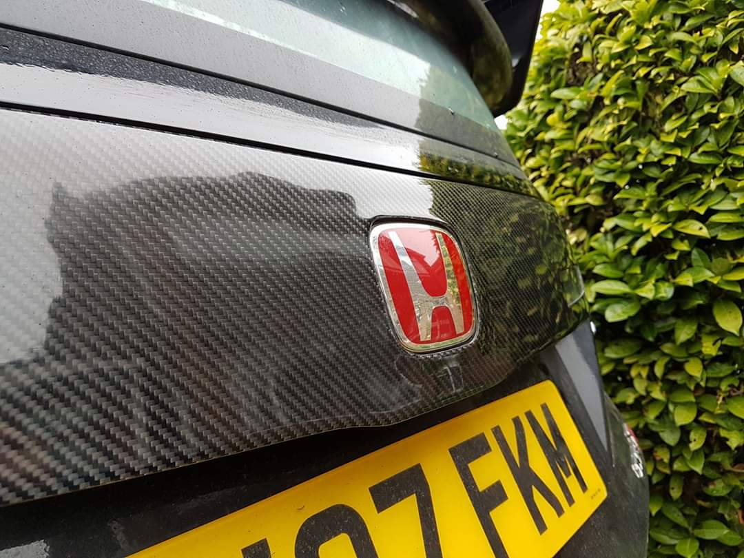 Rear Cluster Cover - Carbon Fibre - Civic MK8 FN2