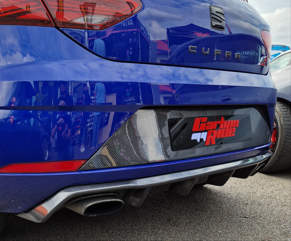 Seat Leon MK3.5 Rear Diffuser - Cupra - Carbon fibre 5F - Custom My Ride