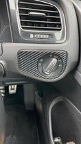 Load image into Gallery viewer, VW Golf MK7 Light Switch Control Cover - Carbon Fibre
