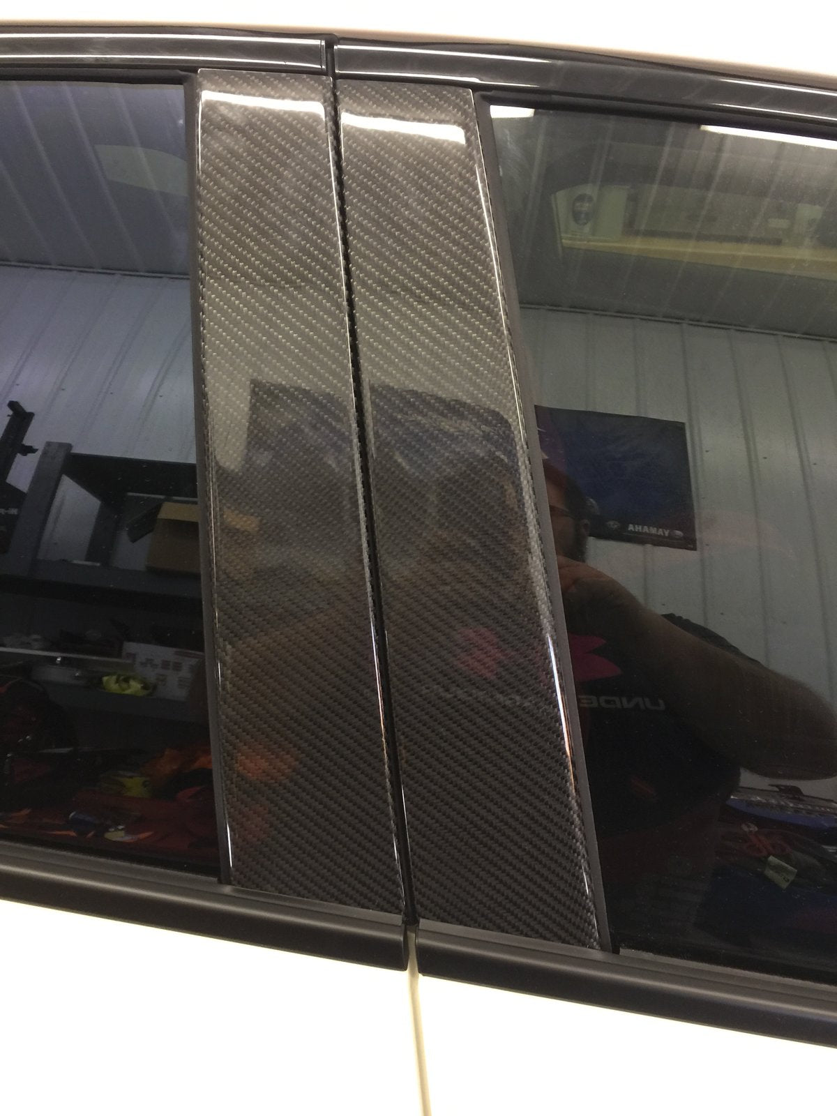 FK8 Door Pillar Covers - Carbon Fibre - Civic