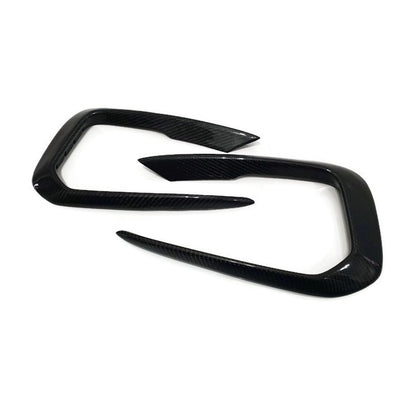 BMW M140i Front Fog Opening Garnishes (Canards) - Carbon Fibre - F21 F20 - Custom My Ride