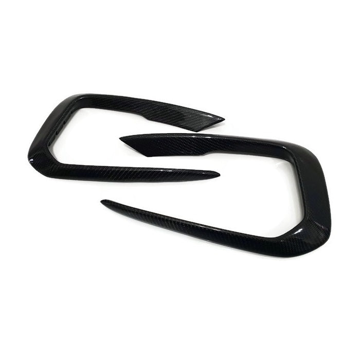 BMW M140i Front Fog Opening Garnishes (Canards) - Carbon Fibre - F21 F20 - Custom My Ride
