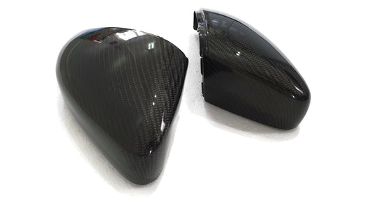 VW Polo 5F MK6 Wing Mirror Caps - Carbon Fibre - 2009-17 - Custom My Ride