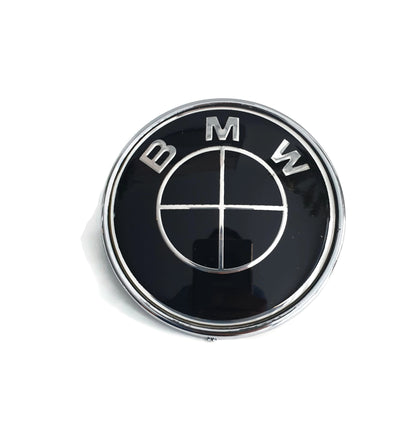 BMW Black Steering Wheel Badge - F20 F21 F22 F87 F32 - Custom My Ride