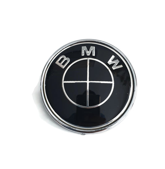 BMW Black Steering Wheel Badge - F20 F21 F22 F87 F32 - Custom My Ride
