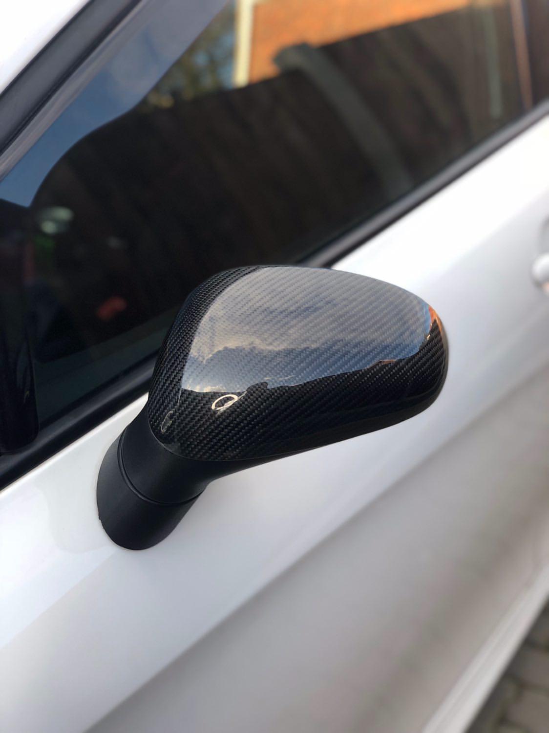 Seat Leon MK2 Wing Mirror Covers - Carbon fibre - 2005-08 1P - Custom My Ride