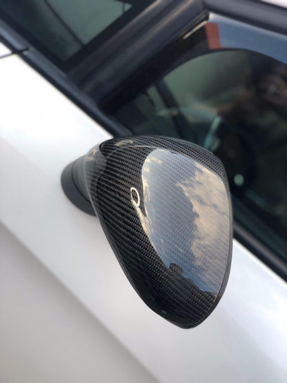Seat Leon MK2 Wing Mirror Covers - Carbon fibre - 2005-08 1P - Custom My Ride