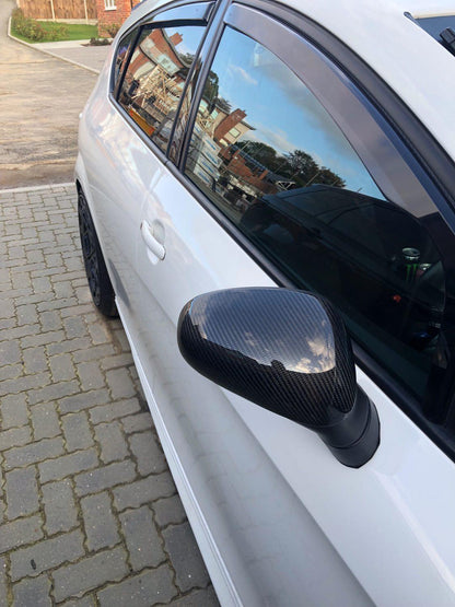 Seat Leon MK2 Wing Mirror Covers - Carbon fibre - 2005-08 1P - Custom My Ride