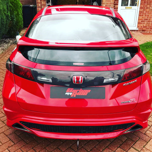 Rear Cluster Cover - Carbon Fibre - Civic MK8 FN2 - Custom My Ride