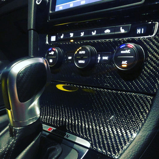 VW Golf MK7 Climate Control Cover - Carbon Fibre - Custom My Ride