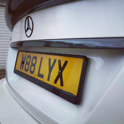 Mercedes W204 Tailgate Garnish - Carbon Fibre - C63 - Custom My Ride