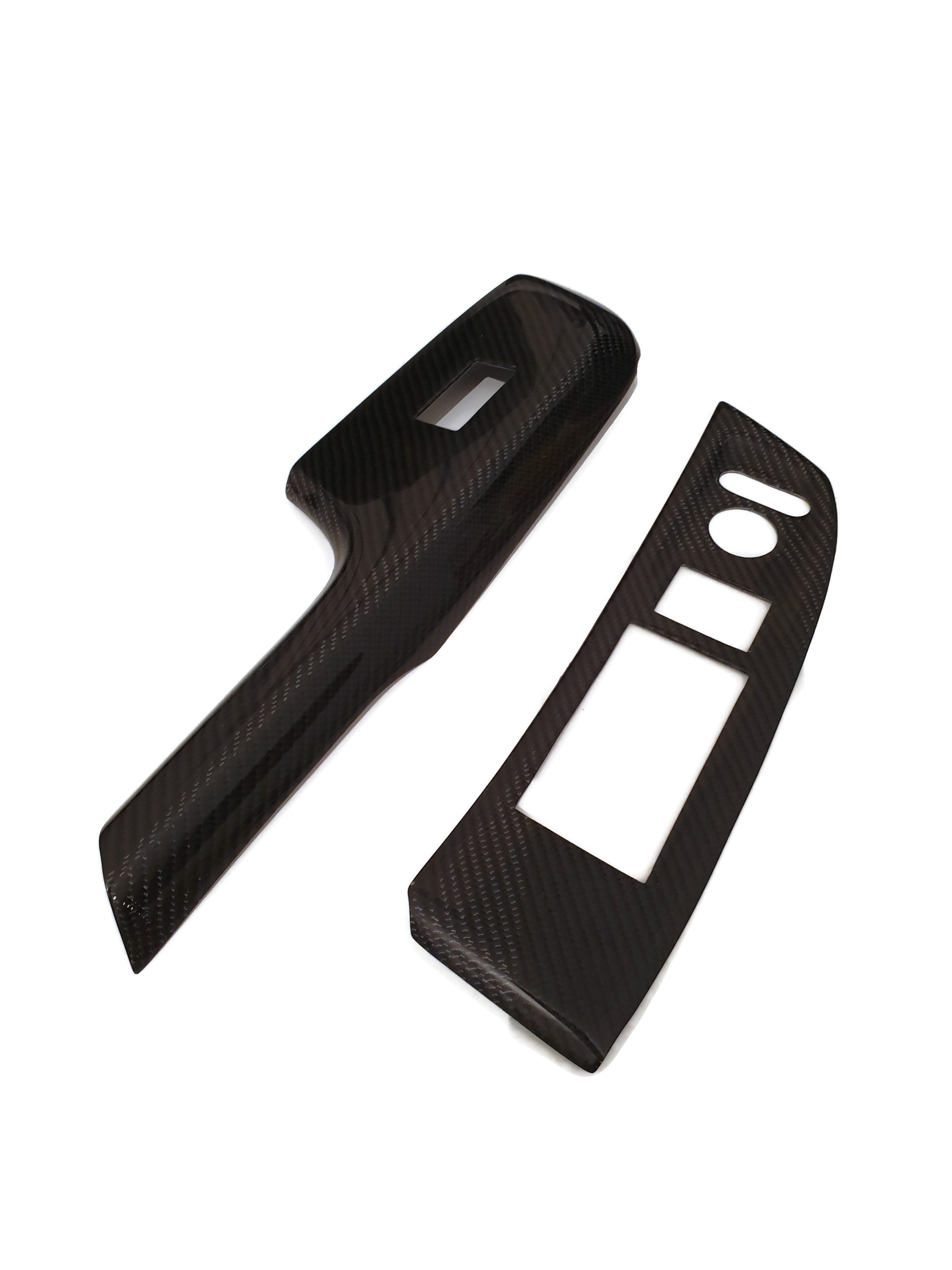 FK2 Front Door Switch Covers - Carbon Fibre - Civic MK9