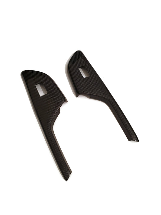 FK8 Rear Door Pull Handle Covers - Carbon Fibre - Civic - Custom My Ride