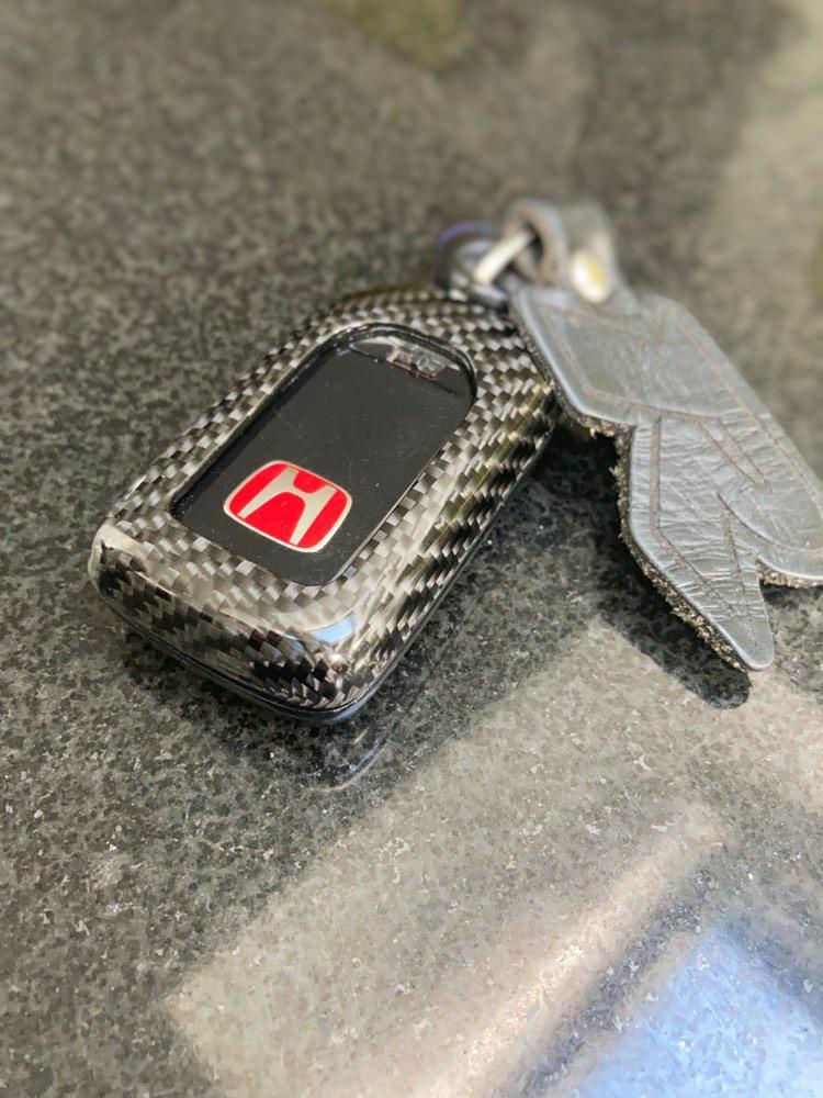 Civic Carbon Fibre Key Fob Cover - FK8 FK2