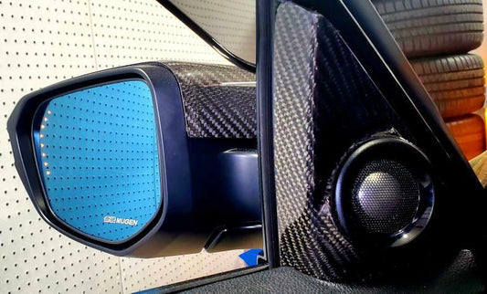 FK8 Tweeter covers - Carbon Fibre - Civic MK10 - Custom My Ride