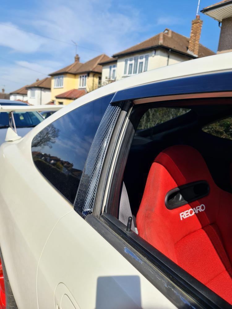 DC5 Door Pillar Covers - Carbon Fibre - INTEGRA - Custom My Ride