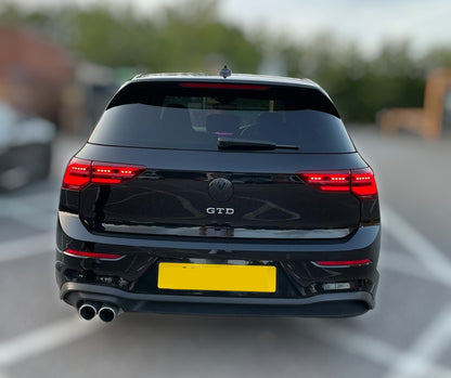 VW Golf 8 Black Front and Rear Badge Cover 21+ MK8 ACC - Custom My Ride