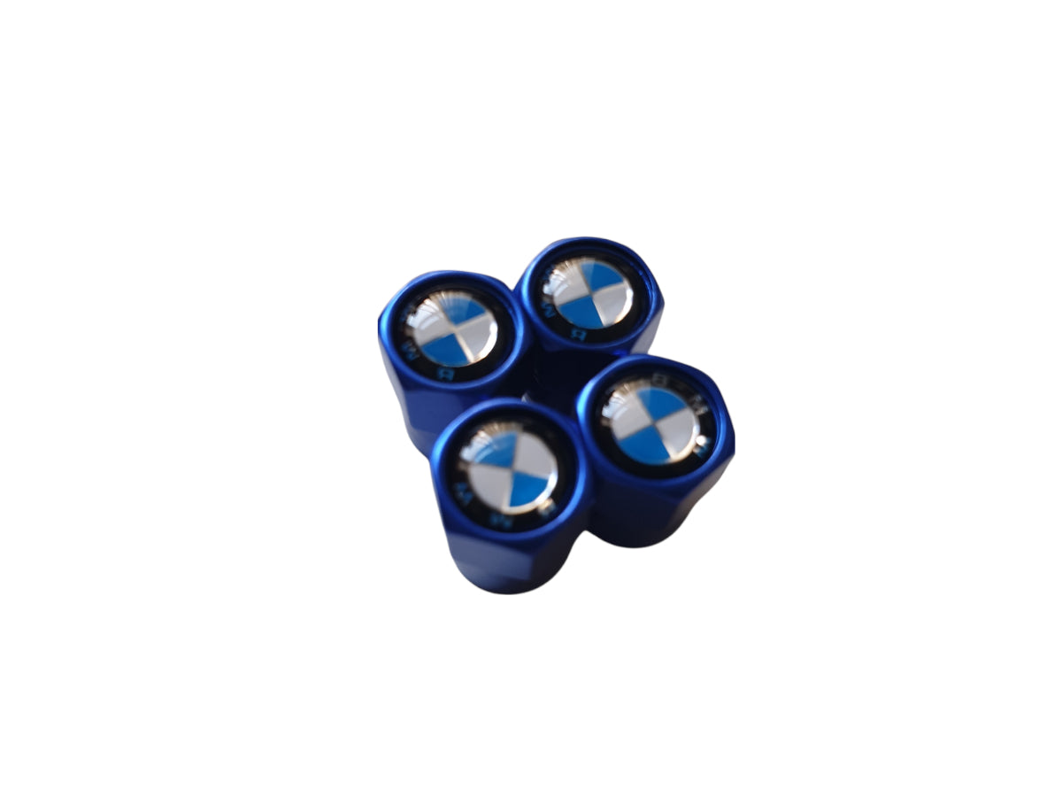 BMW Air Valve Caps - Blue - F21 F20 F22 F87 F30 F31 F32 F33 - Custom My Ride
