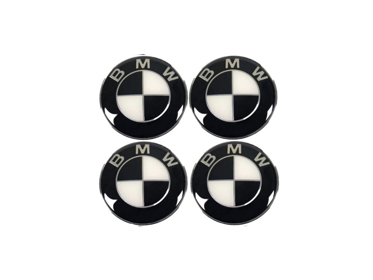 BMW Black/White Centre Wheel Cap - F20 F21 F22 F87 F32