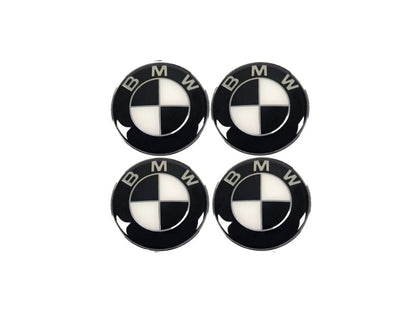 BMW Black/White Centre Wheel Cap - F20 F21 F22 F87 F32 - Custom My Ride