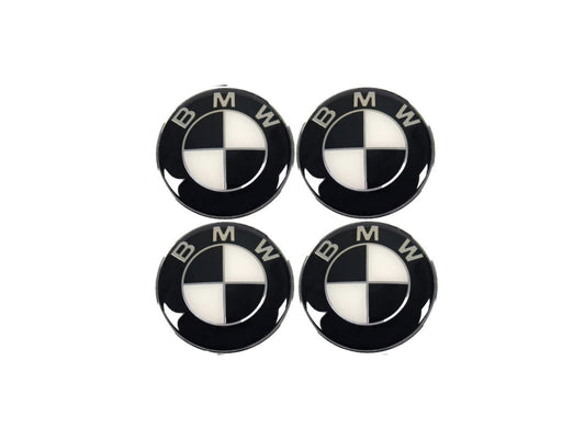 BMW Black/White Centre Wheel Cap - F20 F21 F22 F87 F32 - Custom My Ride