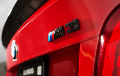 M3 Gloss Black Rear Badge - F80 E90 E92 G80 - Custom My Ride