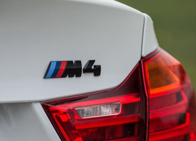 M4 Gloss Black Rear Badge - F82 G82 - Custom My Ride