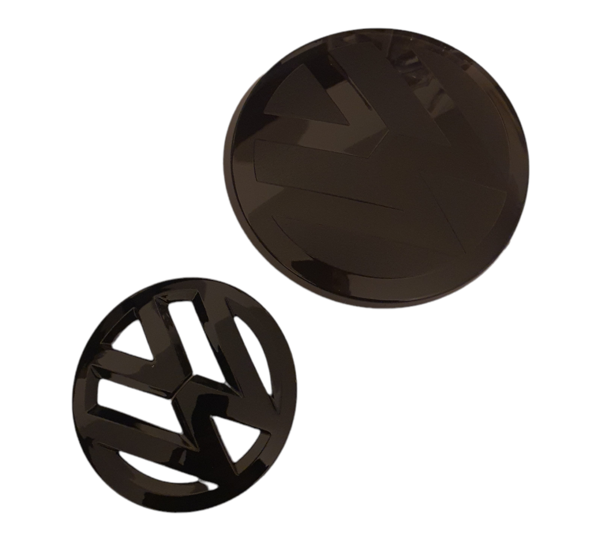 VW T-CROSS Gloss Black Front and Rear Badge Cover 2019-20 - Custom My Ride