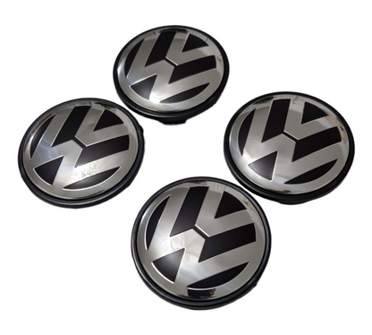 VW Centre Wheel Caps Golf Scirocco MK7 MK7.5 MK8 65mm - Custom My Ride