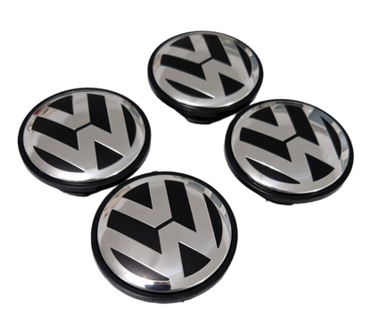 VW Centre Wheel Caps Golf Scirocco MK7 MK7.5 MK8 65mm - Custom My Ride