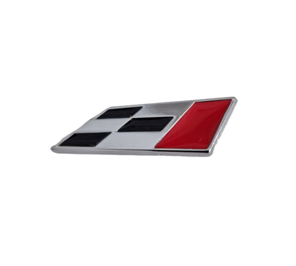 Cupra Steering Wheel Badge Racing Flag - Seat Leon ibiza - Custom My Ride