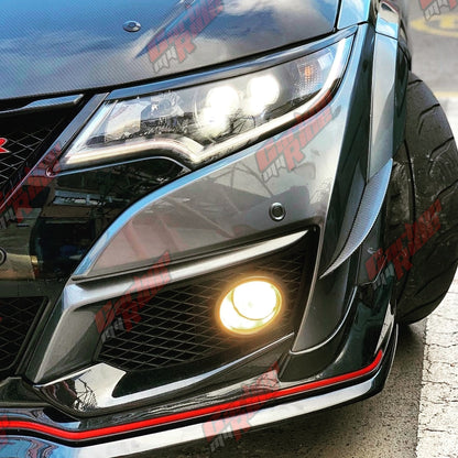 FK2 Front Canards - Carbon Fibre MK9 Civic - Custom My Ride