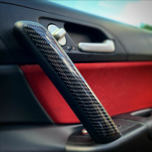 EP3 Inner Door Handle Trim Covers- Carbon Fibre - Civic MK7 2002-06 - Custom My Ride