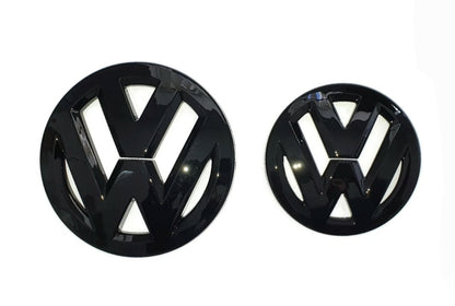 VW Passat CC Gloss Black Front and Rear Badge Cover - 2008-12 - Custom My Ride