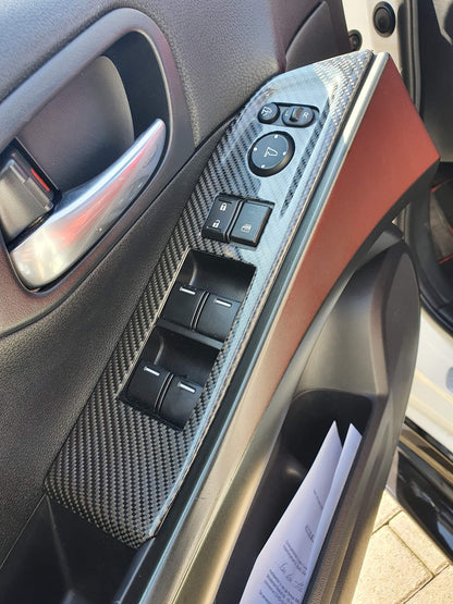 FK2 Front Door Switch Covers - Carbon Fibre - Civic MK9 - Custom My Ride