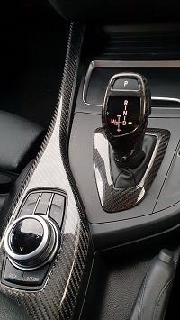 Gear Stick Cover - Carbon Fibre - BMW F20 F21 F22 F87 F30 F31 F33 - Custom My Ride
